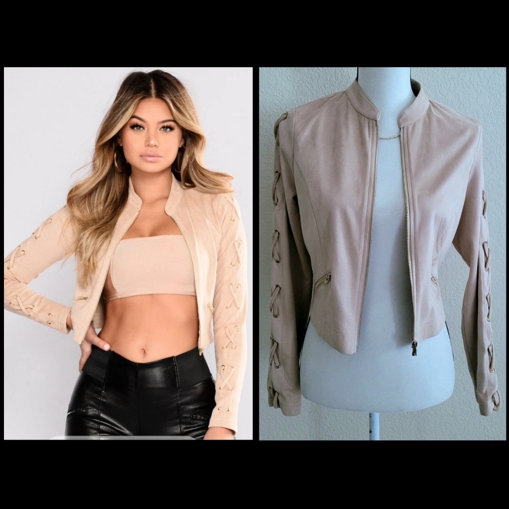 Fashion Nova Nude Blazer